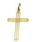 Pingente Cruz Peso 1.45 Gramas 18 mm Ouro18 Kilates Pingente Cruz Peso 1.45 Gramas 18 mm Ouro18 Kilates