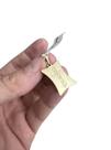 Pingente cruz placa p - banhado a ouro 18k