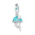 Pingente De Água-Viva Luminosa Em Prata Esterlina 925 Para Mulheres, Contas Para Pulseira DIY, Pingente De Água-Viva Luminosa Em Prata Esterlina 925 Para Mulheres, Contas Para Pulseira DIY,