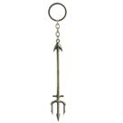 Pingente de chaveiro Aquaman Trident para fãs de filmes de ação