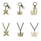 Pingente de chaveiro Kingdom Hearts Sora Shuriken Crown Design