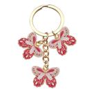 Pingente de chaveiro rosa Butterfly Bag Charm