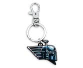 Pingente de chaveiro Star Wars Boba Fett, capacete cromado Pingente de chaveiro Star Wars Boba Fett, capacete cromado