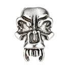Pingente De Conta Com Design De Crânio Viking E Runa, Com Furo Grande, Para Tranças De Cabelo, Pingente De Conta Com Design De Crânio Viking E Runa, Com Furo Grande, Para Tranças De Cabelo,