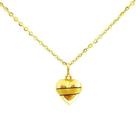 Pingente De CoraÃÃo Em Ouro 18k 0,750 Com Faixa Pingente De CoraÃÃo Em Ouro 18k 0,750 Com Faixa