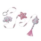 Pingente De Cortina Chuva De Amor Rosa Quarto Bebê Infantil Menina Pingente De Cortina Chuva De Amor Rosa Quarto Bebê Infantil Menina