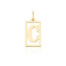 pingente de letra ouro masculino quadrado personalizado 18k pingente de letra ouro masculino quadrado personalizado 18k