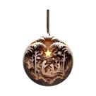 Pingente De Natal Com a Natividade De Jesus, Ornamento Religioso Em Acrílico 2D, Decoração Criativa