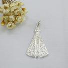 Pingente De Nossa Senhora Aparecida De Prata Bijou Art
