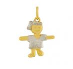 Pingente de ouro 18 k filha.