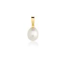 Pingente De Ouro 18k 750 Pérola 7mm Natural Biwa Pingente De Ouro 18k 750 Pérola 7mm Natural Biwa