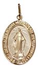 Pingente De Ouro 18k Nossa Senhora Das Graças Milagrosa