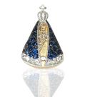 Pingente de ouro 18k Nossa Sra Aparecida