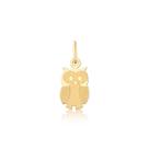 Pingente De Ouro Coruja Pedagogia Puro 18k Pm47