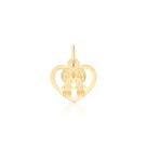 Pingente De Ouro Filhos Casal Menino Menina Puro 18k Pm45 Pingente De Ouro Filhos Casal Menino Menina Puro 18k Pm45