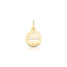 Pingente De Ouro Signo Libra Puro 18k Pm46