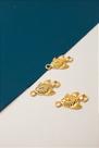 Pingente de Peixe com 2 Saídas em Ouro 18k - 01 Unidade
