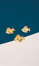 Pingente de Peixe em Ouro 18k - 01 Unidade