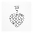 Pingente de Prata Coração Full Filigrana Dupla Face 18.5x18mm Pingente de Prata Coração Full Filigrana Dupla Face 18.5x18mm