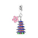 Pingente De Prata Esterlina 925 Com Tema De Viagem Nova York Roma Viena Para Pulseira Joias DIY