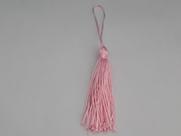 PINGENTE DE SEDA TASSEL 8cm - ROSA BEBÊ - 50 UNIDADES