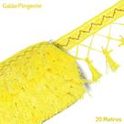Pingente De Seda Tassel - Fita- Amarelo Gema - Nº: 106 C/20M- Nybc Pingente De Seda Tassel - Fita- Amarelo Gema - Nº: 106 C/20M- Nybc