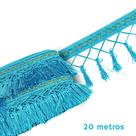 Pingente De Seda Tassel - Fita- Azul Turquesa - Nº: 199 C/20M- Nybc Pingente De Seda Tassel - Fita- Azul Turquesa - Nº: 199 C/20M- Nybc