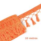 Pingente De Seda Tassel - Fita - Laranja Neon - Nº: 01 C/20M- Nybc Pingente De Seda Tassel - Fita - Laranja Neon - Nº: 01 C/20M- Nybc
