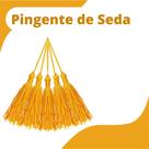 Pingente De Seda Tassel - Franja - Amarelo Ouro - Com 100 Unidades - Nybc