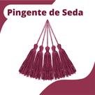 Pingente De Seda Tassel - Franja - Beterraba - Com 50 Unidades - Nybc