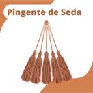 Pingente De Seda Tassel - Franja - Terra - Com 20 Unidades - Nybc
