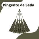 Pingente De Seda Tassel - Franja - Verde Musgo - Com 50 Unidades - Nybc