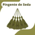 Pingente De Seda Tassel - Franja - Verde Oliva - Com 50 Unidades - Nybc Pingente De Seda Tassel - Franja - Verde Oliva - Com 50 Unidades - Nybc