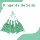 Pingente De Seda Tassel - Verde Mar - Com 100 Unidades - Nybc