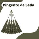 Pingente De Seda Tassel - Verde Musgo - Com 100 Unidades - Nybc