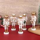 Pingente De Soldado Quebra-Nozes De 12CM, Decoração De Natal, Mini Boneco De Soldado Em Desenho Pingente De Soldado Quebra-Nozes De 12CM, Decoração De Natal, Mini Boneco De Soldado Em Desenho