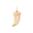 Pingente dente folheado a ouro BRANCO 542312 Rommanel