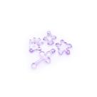 Pingente Diversos Acrílico Roxo Transparente 8x15mm 1000pçs 100g