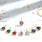 Pingente em Ouro 18k 750 Ponto De Luz 6mm