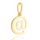 Pingente Em Ouro 18k Arroba @