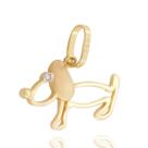 Pingente Em Ouro 18k Cachorro Salsicha Dachshund