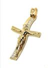 Pingente em Ouro 18K Crucifixo com Cristo