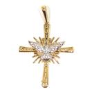 Pingente em Ouro 18K Crucifixo com Espirito Santo