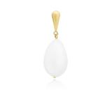 Pingente Em Ouro 18k Pedra Natural Ágata