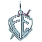 Pingente em Prata 925 Escudo da Fé - Joia Exclusiva