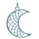 Pingente em Prata 925 Lua Vazada - Joia Elegante e Exclusiva Pingente em Prata 925 Lua Vazada - Joia Elegante e Exclusiva