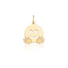 Pingente Emoji Abraço Ouro 18k