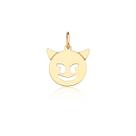 Pingente Emoji Diabinho Ouro 18k