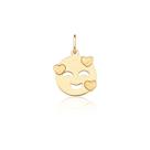 Pingente Emoji Do Amor Corações Ouro 18k Pingente Emoji Do Amor Corações Ouro 18k