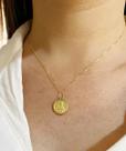 Pingente Escapulário + Corrente Veneziana Em Ouro 18k